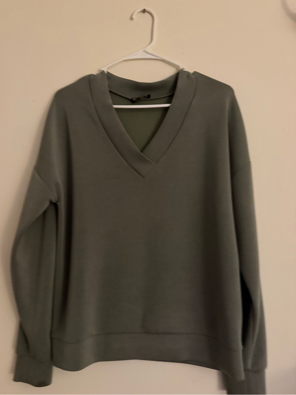 Wonderly Women's V-Neck Sweater - Sage Green